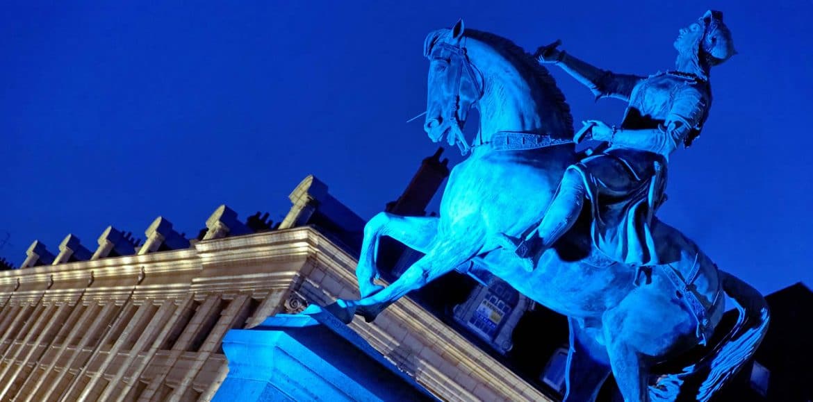 Statue de Jeanne d'Arc, place du Martroi, Orléans