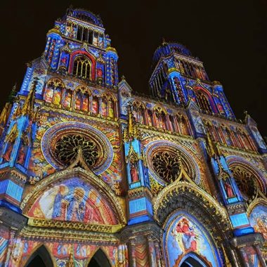 Son et lumière sur la cathédrale Sainte-Croix