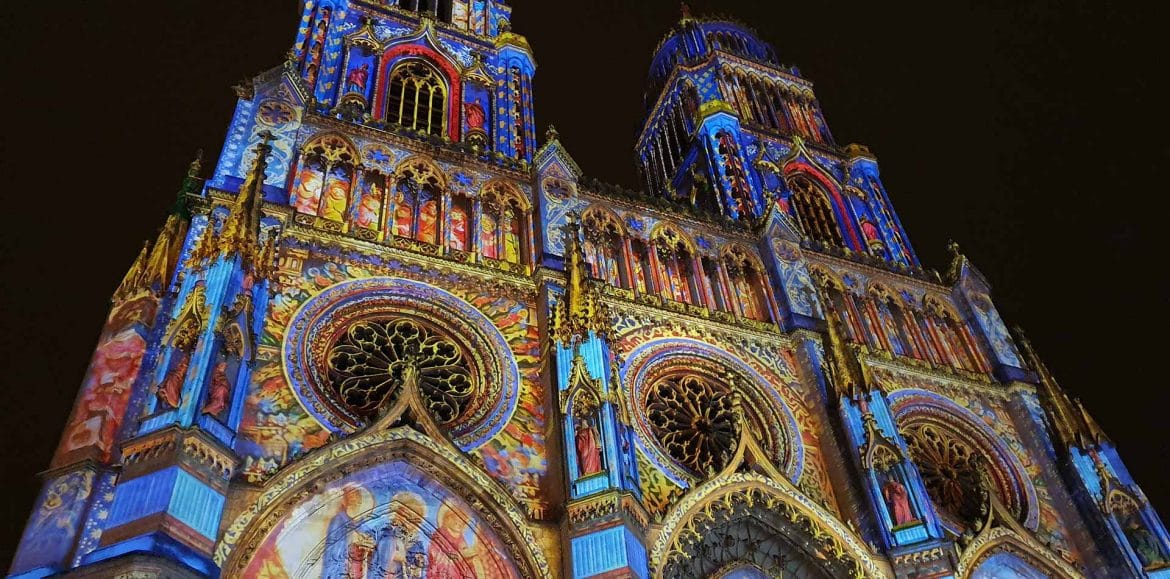 Son et lumière sur la cathédrale Sainte-Croix