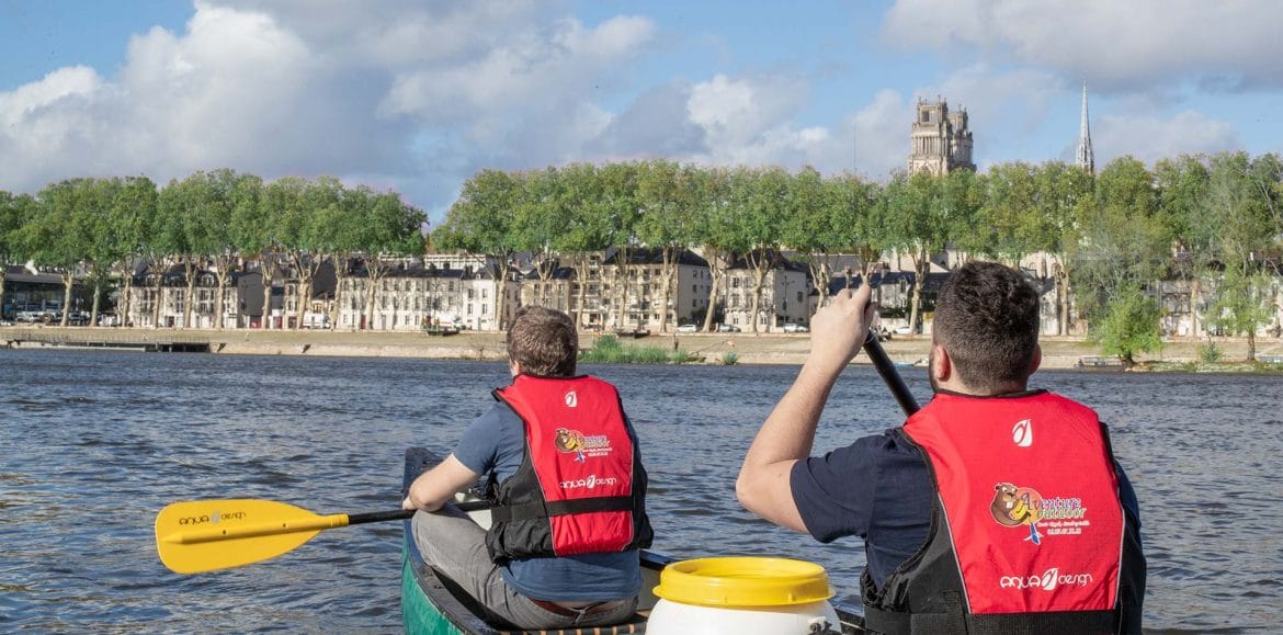 Activité sportive à Orléans, canoe