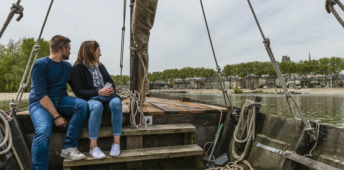 Balade en bateau sur la Loire à Orléans