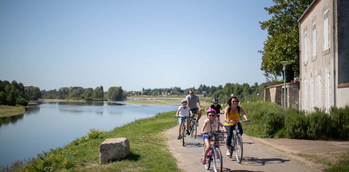 Circuit vélo à Combleux autour d'Orléans