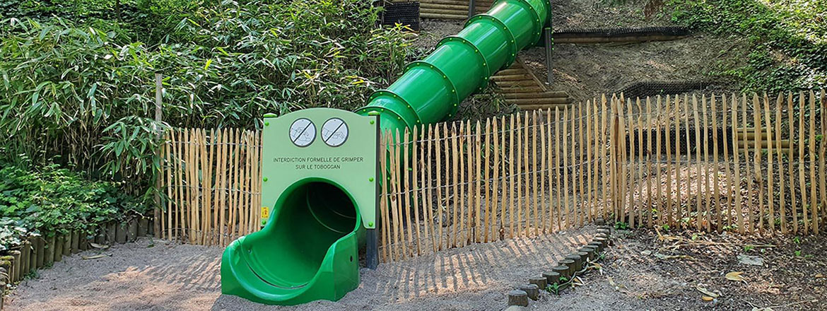 Toboggan au Parc Floral de la Source à Orléans © Orléans Val de Loire Tourisme