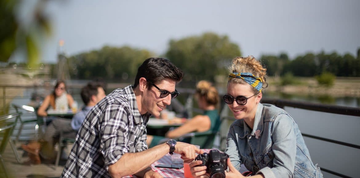 Guinguette à Orléans sur les bords de Loire