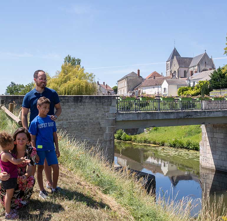 Vieux bourg de Chécy commune d'Orléans Métropole