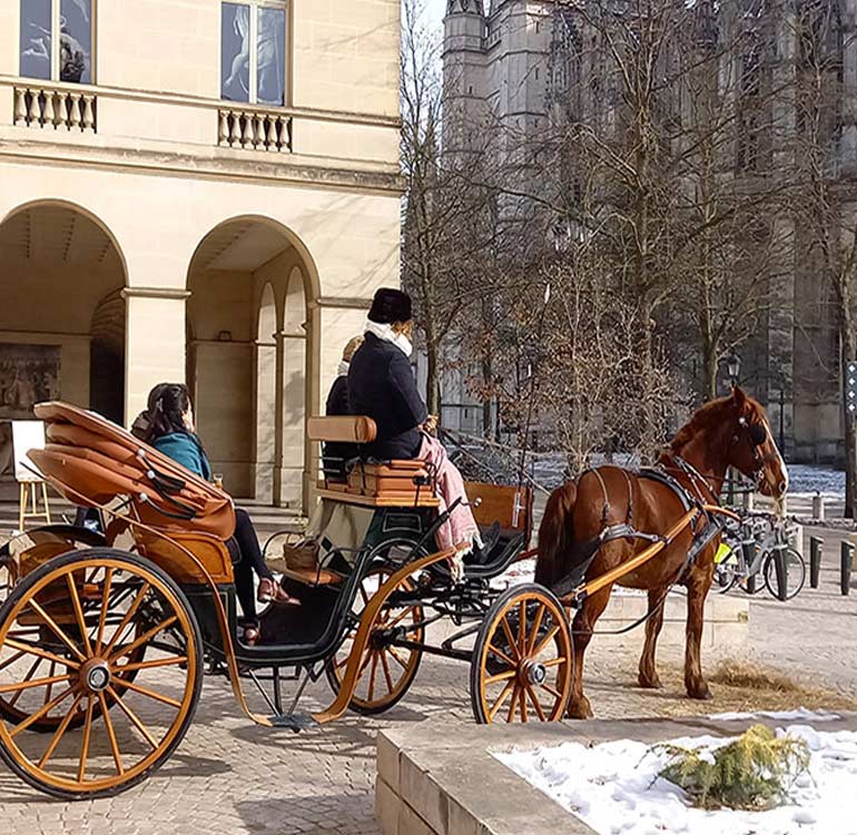 Balade en calèche pour la Saint-Valentin à Orléans