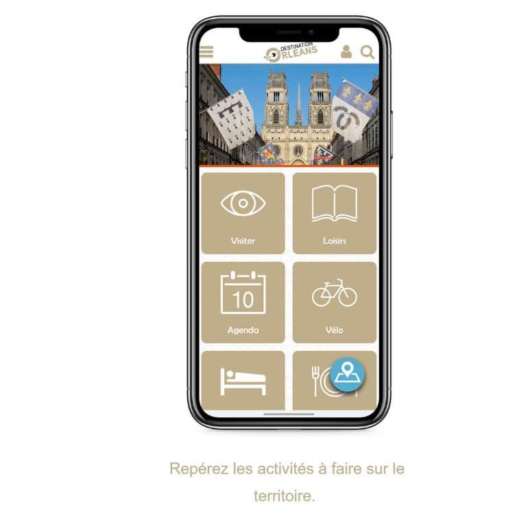 Application Destination Orléans © Orléans Métropole