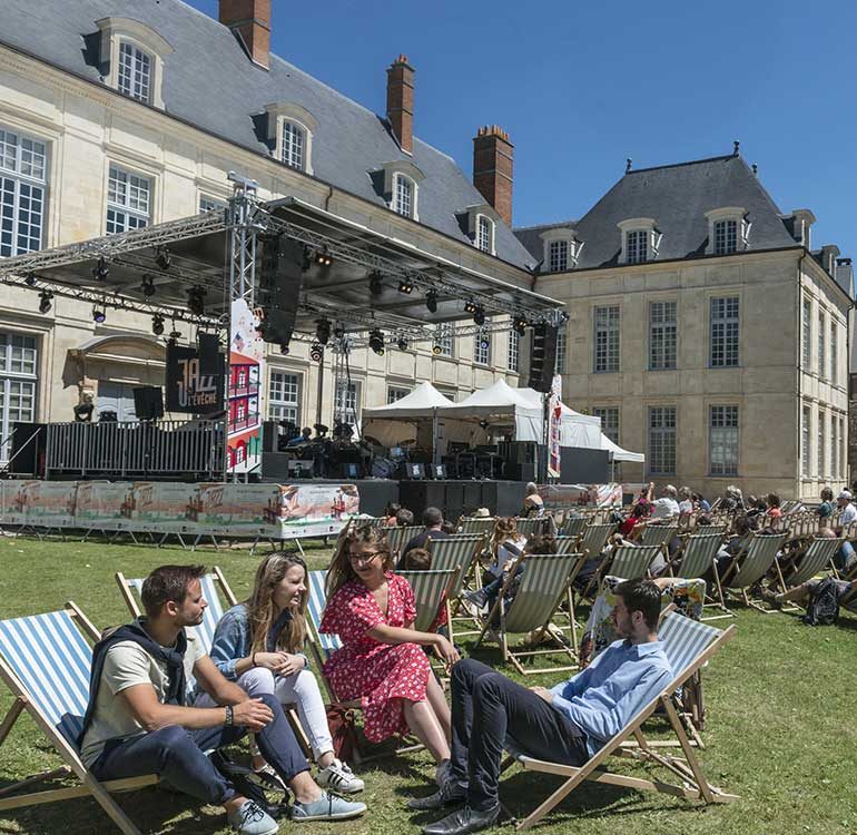 Concert au jardin de l'Évêché à Orléans
