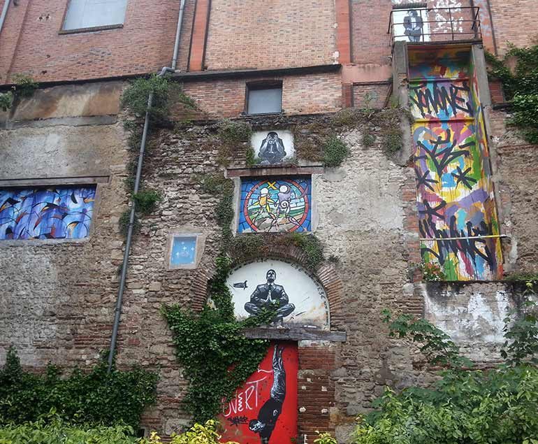 Street art à Orléans aux vinaigreiries Dessaux